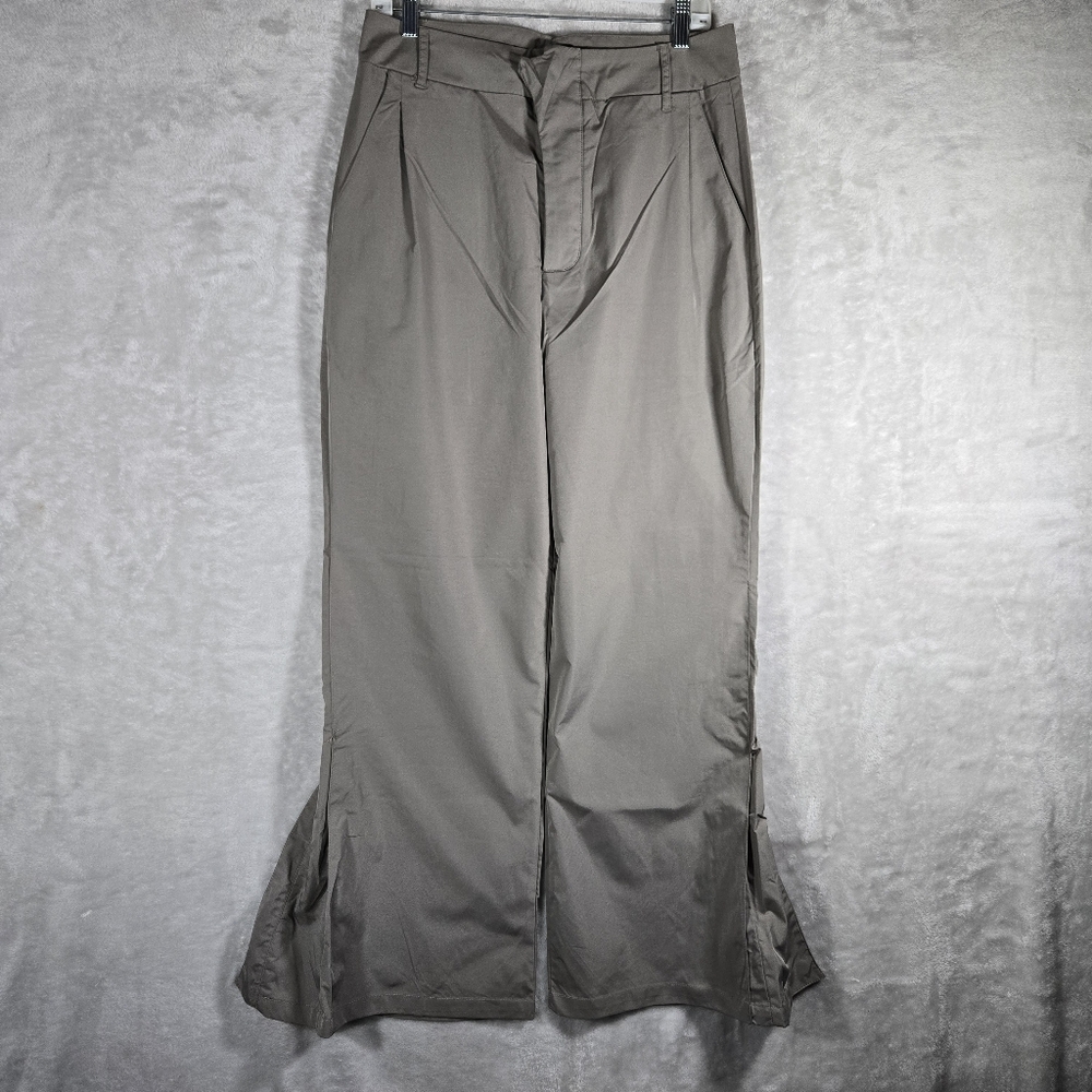 Aoymous Gray Limited Editon Pleated Layers Trouser Japan Size M 30"Inseam Wide